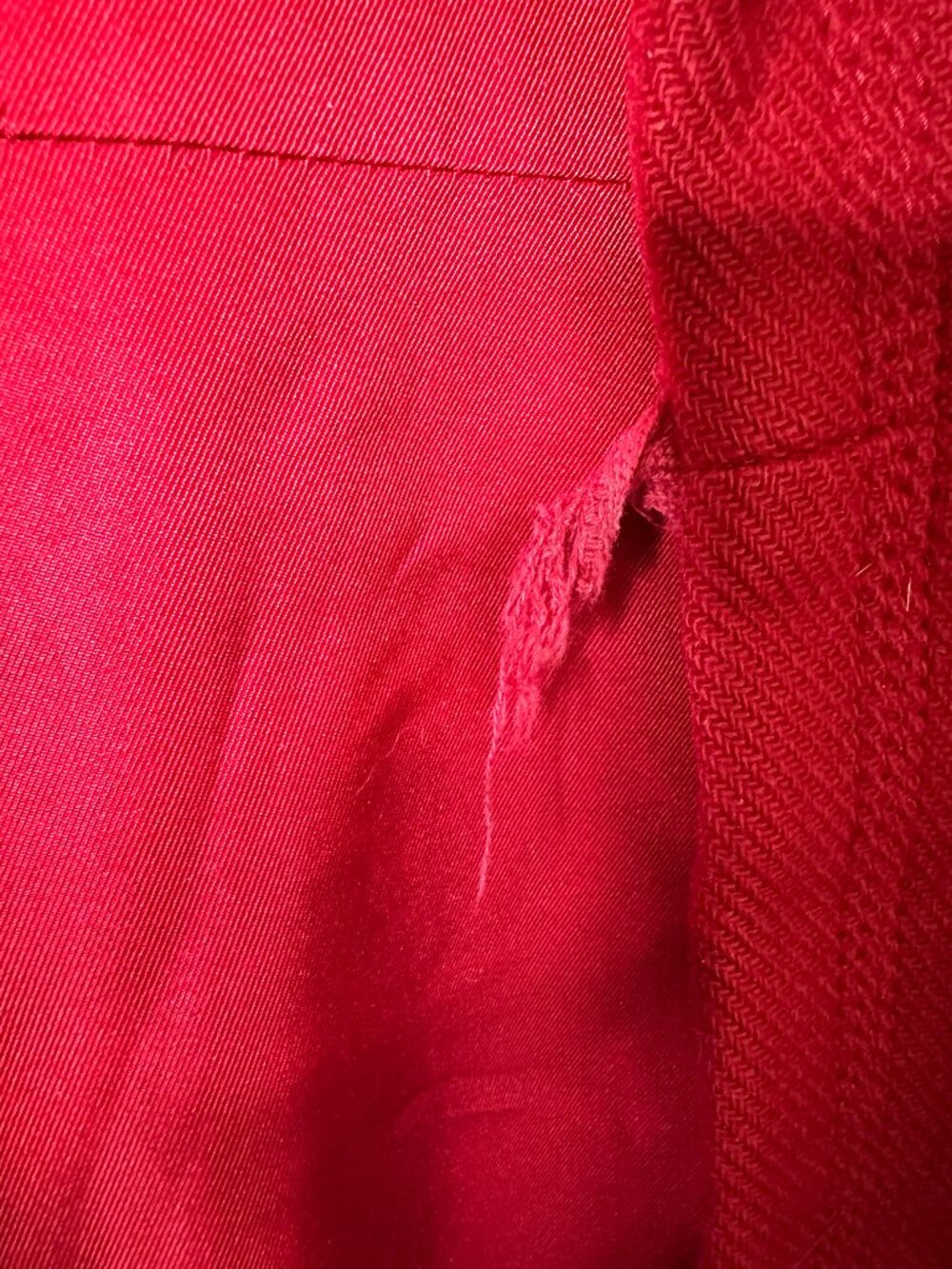 Diane Von Furstenberg Mikhaila Coat DVF 6 Wool Blend Red Jacket - Picture 6 of 13